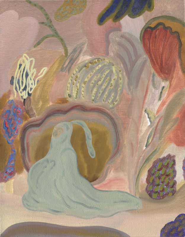 Sofia Arnold What I Wore to the Wedding, 2018 Oil on canvas 15 x 12 1/8"