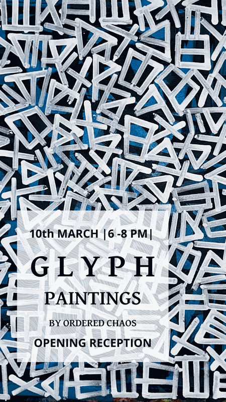 Opening reception GLYPH PAINTINGS