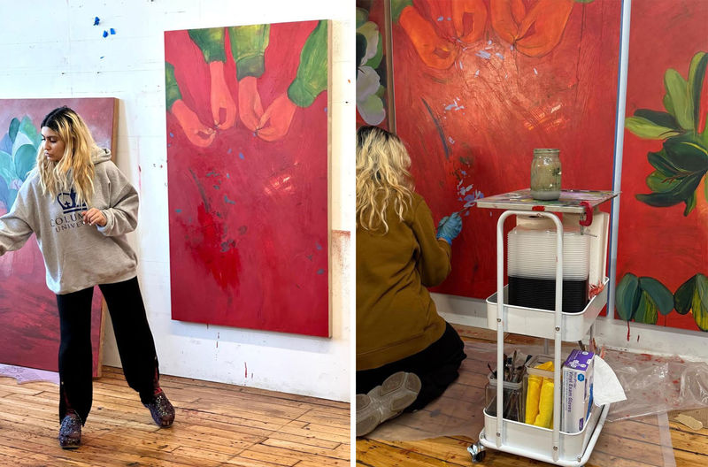 Baseera Khan in Something Curated , Interview: In the Studio with Baseera Khan