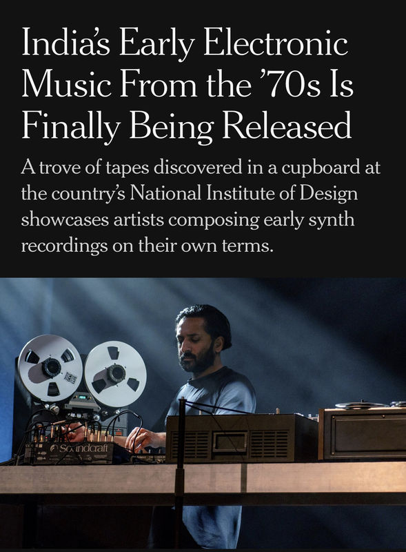 India's early electronic music from the 70's is finally being released