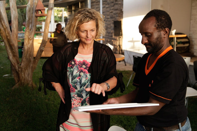 Danda Jaroljmek Founder of Circle Art Agency in Nairobi