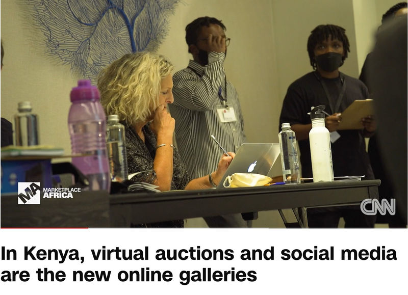 In Kenya, virtual auctions and social media are the new online galleries