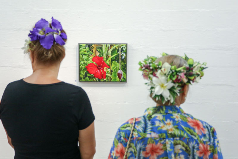 Sylvia Marsters, Hibiscus Hedge opening night.