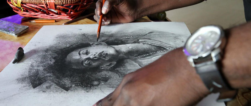 akka project, contemporary african art, africa, emerging, venezia, dubai, painting, lincoln mwangi, kenya