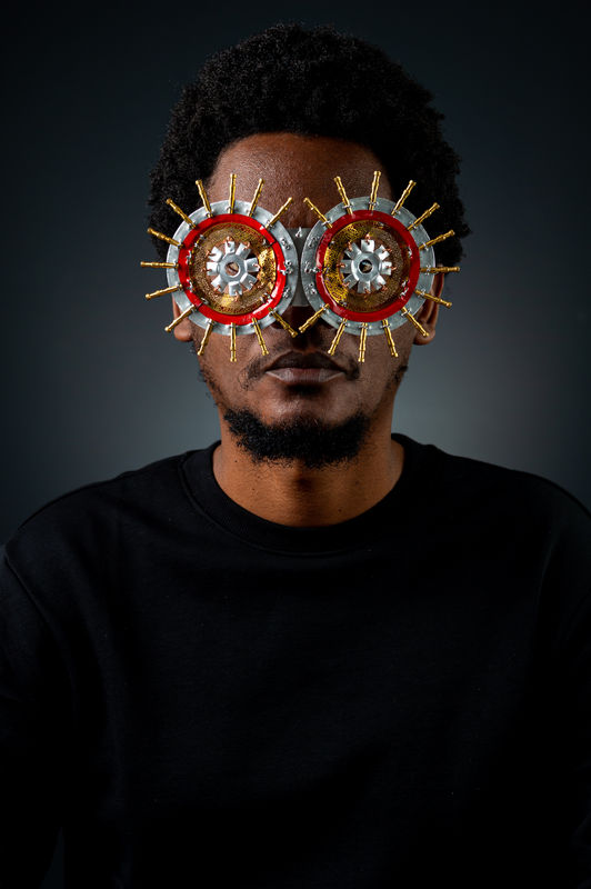 akka project, african art, continent, dubai, venice, cyrus kabiru, kenya, art dubai fair 2022, recycling