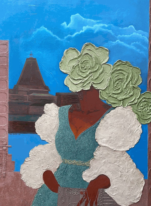 Osaru Obaseki, Where I Sit, 2023