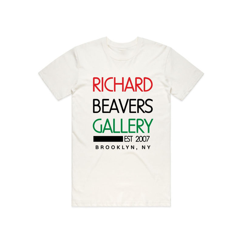 RICHARD BEAVERS GALLERY “What is Black Joy” ESTABLISHED TEE - X-Large, White