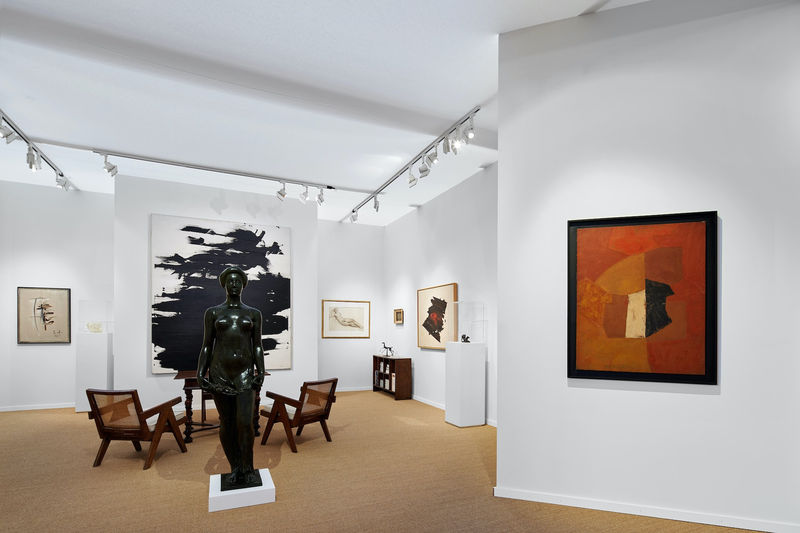 BRAFA 2022 - stand Galerie Dina Vierny, Brussels Expo, Bruxelles