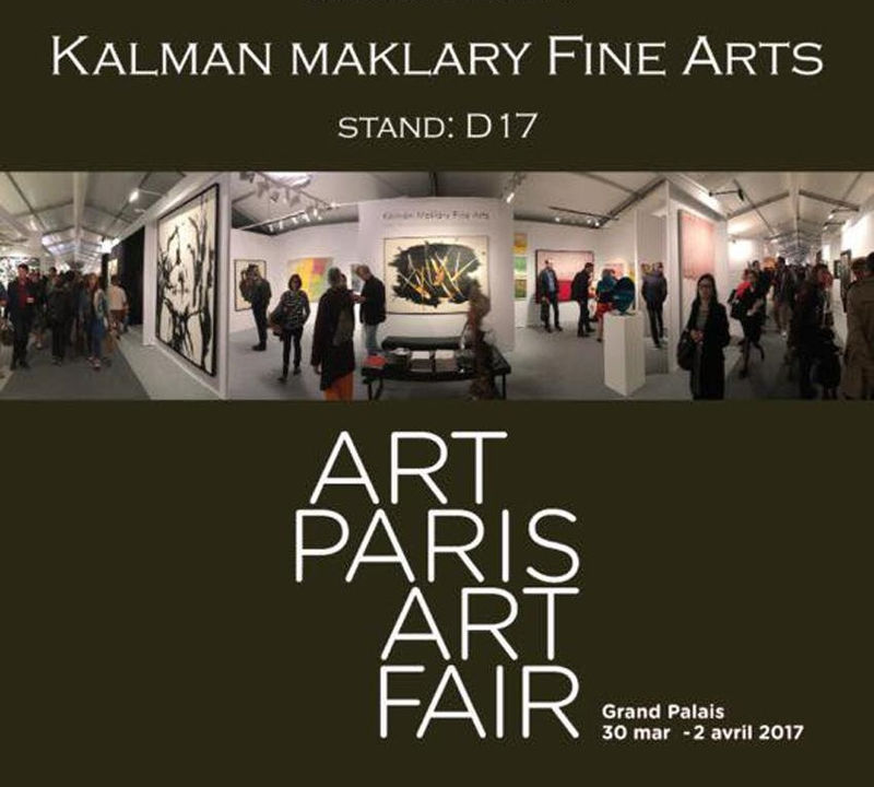 Art Paris 2017 - stand Kálmán Makláry Fine Arts, Grand Palais, Paris