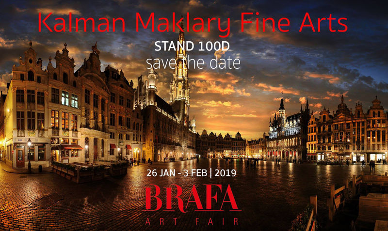 BRAFA 2019 - stand Kálmán Makláry Fine Arts, Tour & Taxis, Bruxelles
