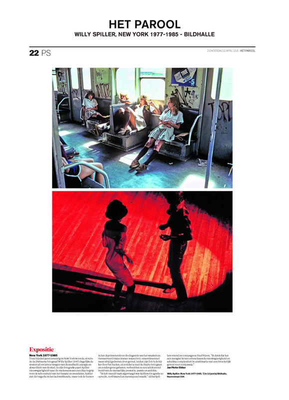 WILLY SPILLER – HET PAROOL