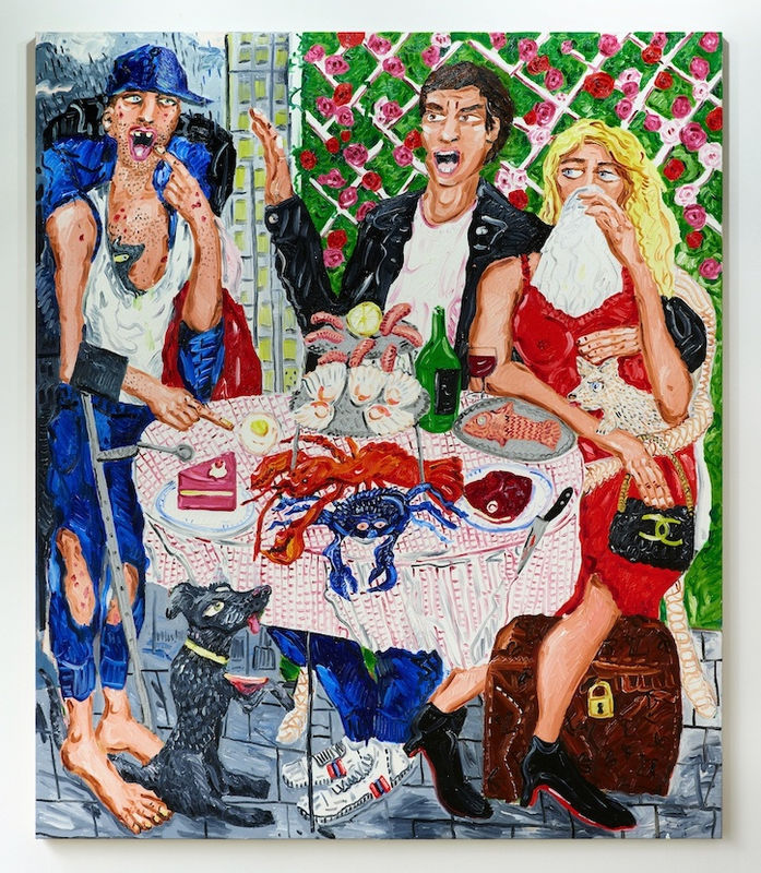 DALE LEWIS Shells, 2022 Oil on canvas 200 x 170 cm