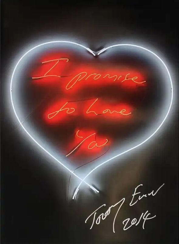 Tracey Emin, I Promise To Love You, 2014
