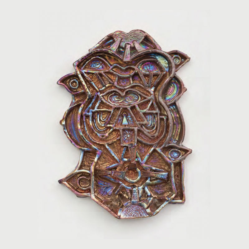 Julia Kunin, "Chambered Rainbow,” 2016, ceramic