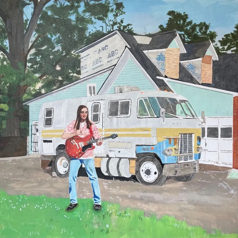 Artwork for Edwin McCain’s cover of Drivin N Cryin’s ‘Rush Hour.’ By Anna Jensen.