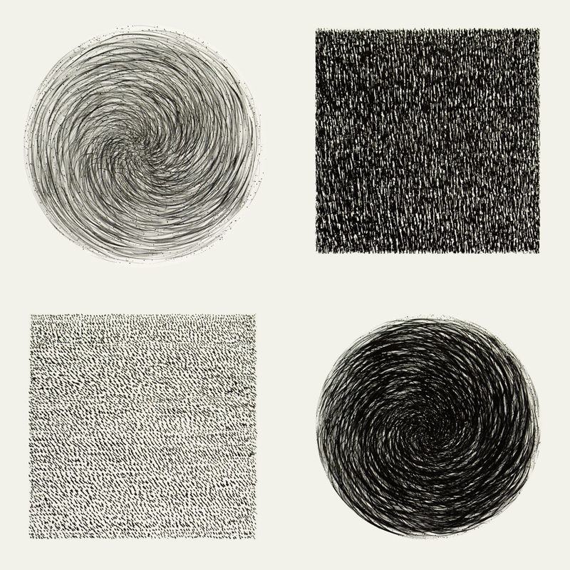 Günther Uecker, Manuelle Strukturen