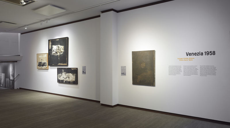 Exhibition view from "Venezia 1958", 26 Sept - 4 Dec 2019