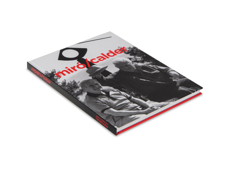 Book cover of Joan Miro and Alexander Calder catalogue show by Galeria Mayoral
