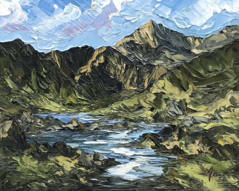 Martin Llewellyn, Across Llwyn Llydaw Lake