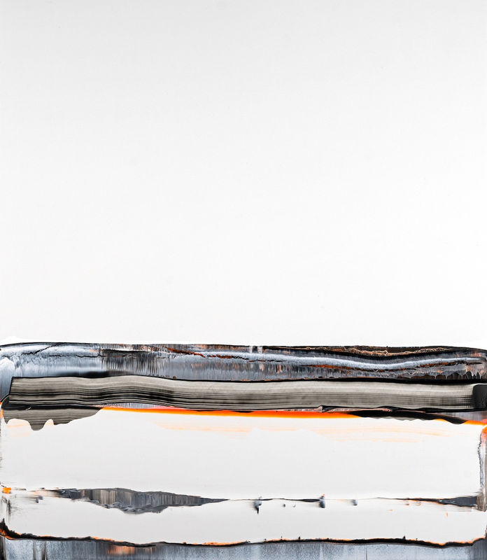 Alex K. Smith "Untitled", 2023, 58 x 50 cm, acrylique sur papier