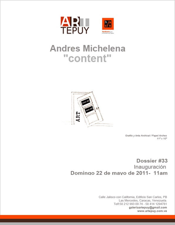 Content, Andrés Michelena