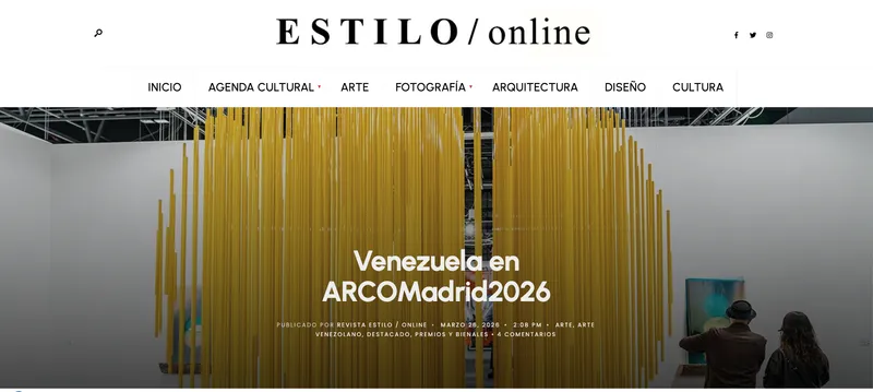 Venezuela en ARCO Madrid 2026, Revista Estilo / Online
