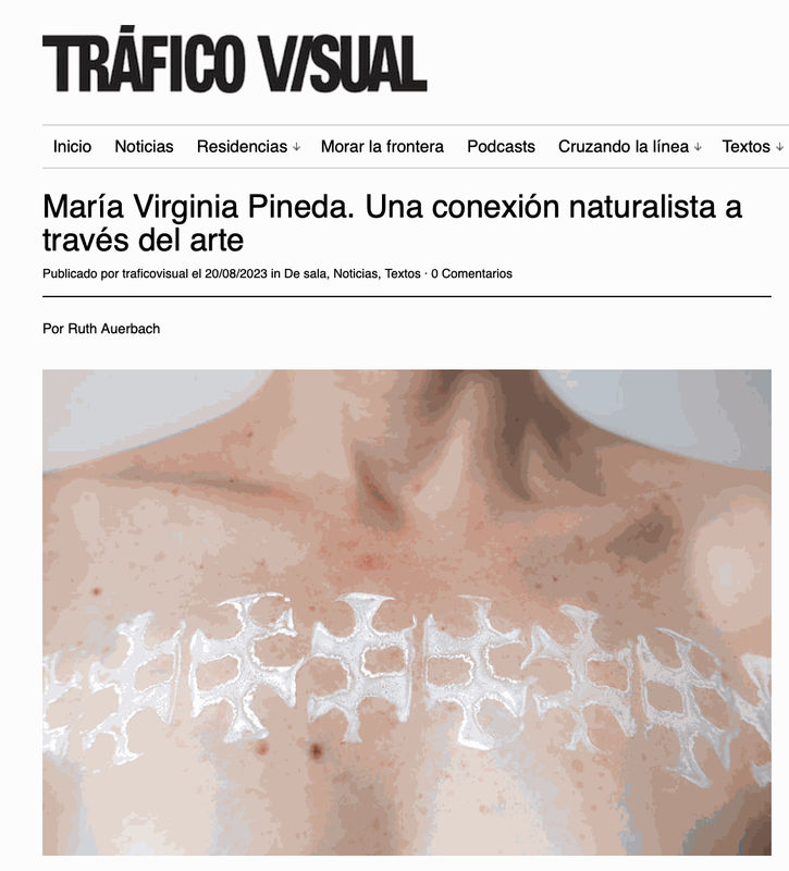 María Virginia Pineda. Una conexión naturalista a través del arte, Trafico Visual - Plataforma online de arte y cultura