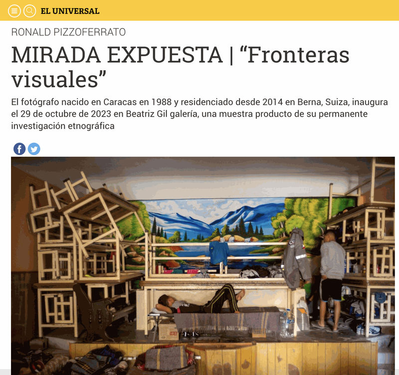 MIRADA EXPUESTA | “Fronteras visuales”, El Universal