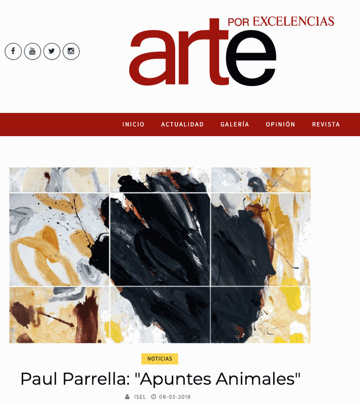Paul Parrella: 'Apuntes Animales', Arte por Excelencias