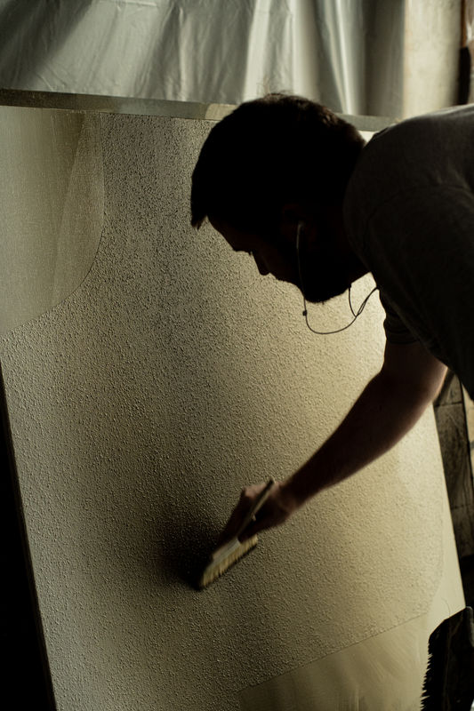 Tycjan Knut in his studio, 2026. Image courtesy of Buysse Gallery. Photo © Buysse Gallery / Tycjan Knut. All rights reserved