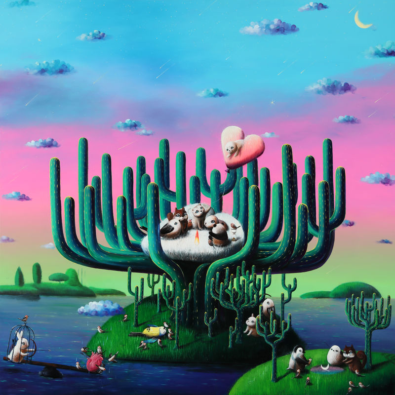 Yeaji LEE After the Love is Gone, 2023 Oil on canvas 130 x 130 cm