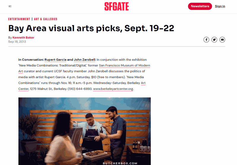 Bay Area Visual Arts Picks, Sept. 19-22