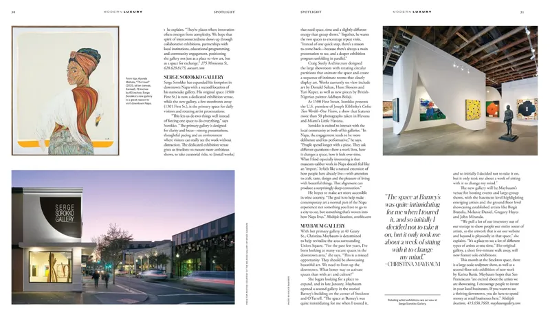 3 New SF Galleries You Need To Visit Now, Three newly opened galleries are activating vacant storefronts, expanding exhibition space...