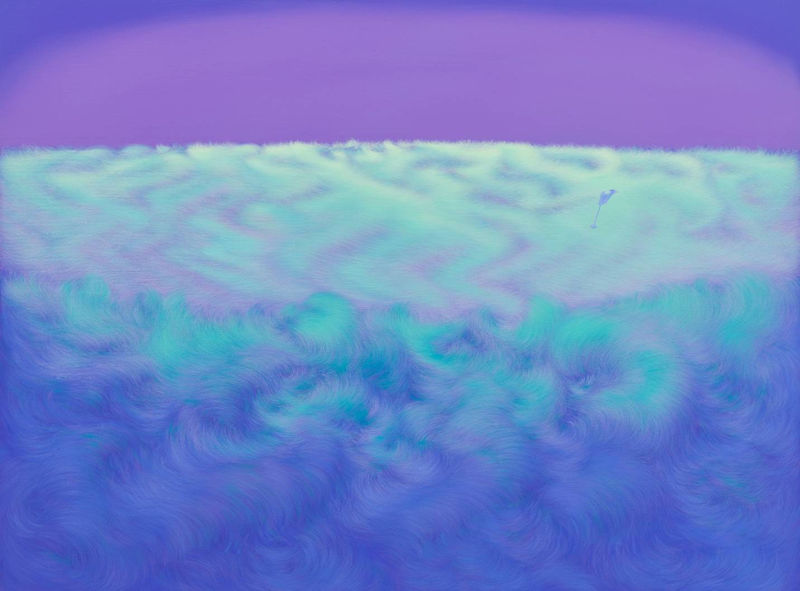 정유미 Yumi Chung 시선이 닿으면 길이 되듯이 Where There Is a Will, There Is a Way, 2025 acrylic on canvas, 120×162cm