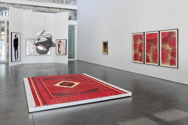 Three Fates, installation view. Photo credit: Johnna Arnold.