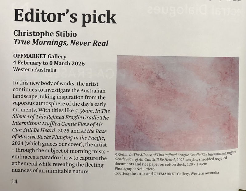 Art Almanac - Editor's Pick, February 2026