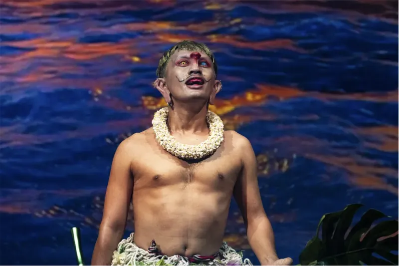 Ocean Cage, directed by Chen Tianzhuo, choreographed by Siko Setyanto Performance view, Kyoto Experiment, 2024