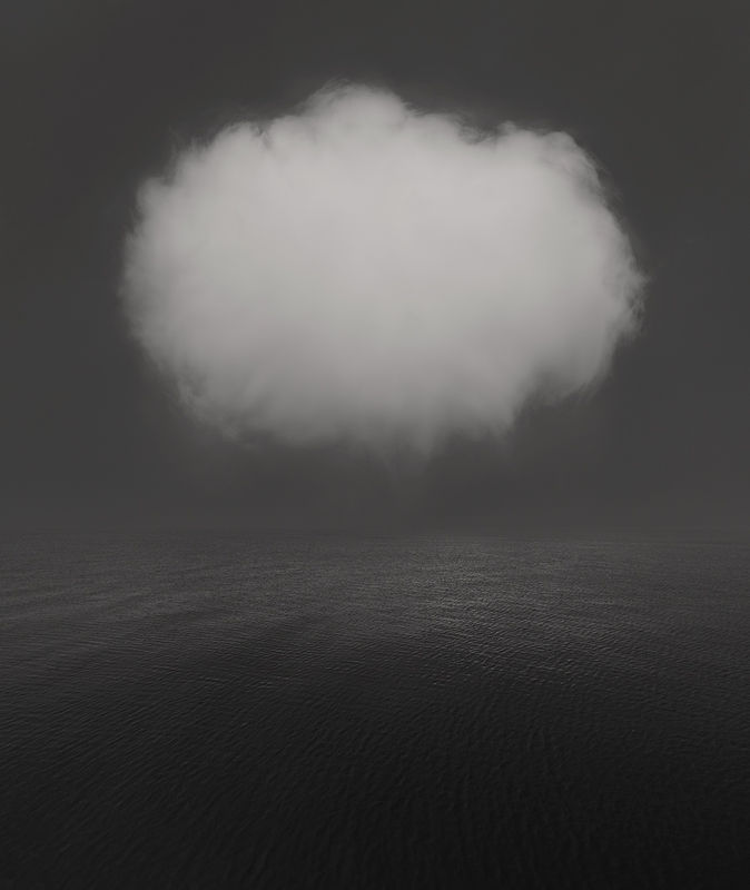 John Richard, 'Ocean IX', Platinum-palladium print, 40 x 30 cm, 2021