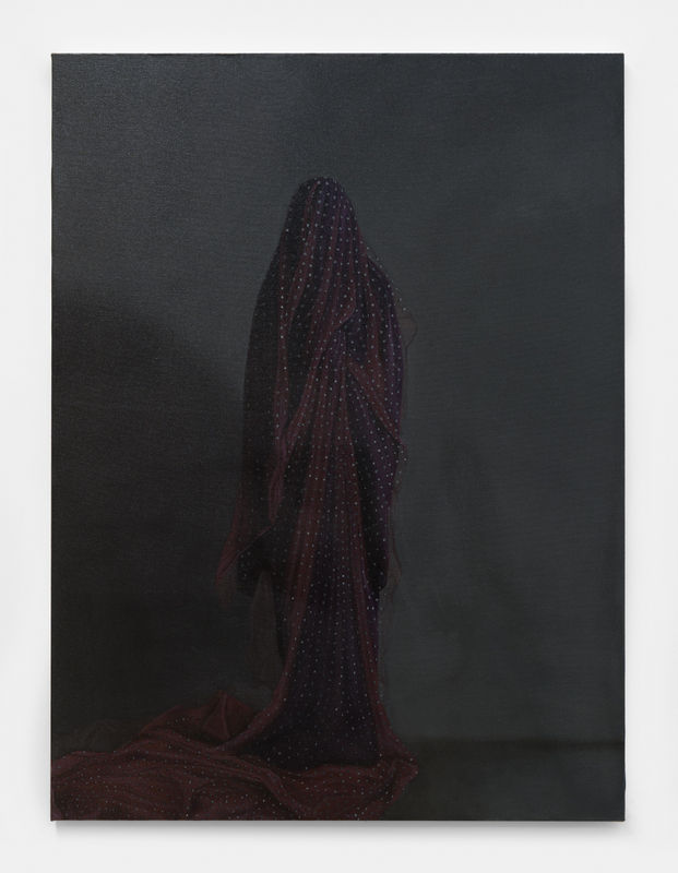 Ammama Malik "Untitled 1", 2025 Oil on canvas 40 x 30 inches