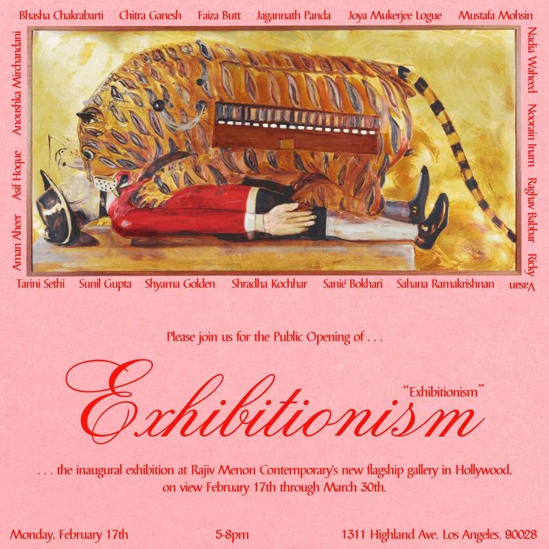 Exhibitionism - Public Opening, The inaugural presentation in Rajiv Menon Contemporary’s flagship new gallery space in Hollywood