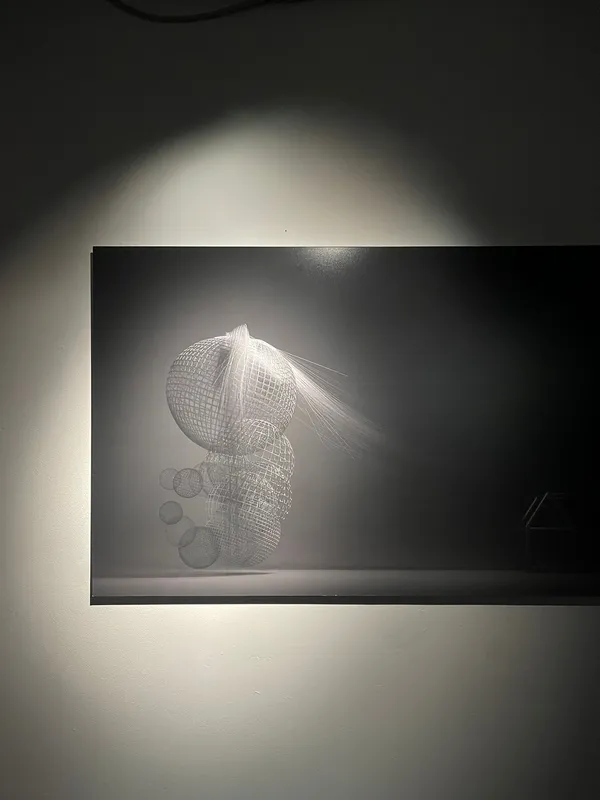 Redgrits, Outgrown, 2024, Digitalized filmic sculpture (Courtesy of curator-organizer, Yuying Chan). (Above Image): Samantha Jiaxuan Wang, Being Nomadic, 2024, film and consoles.