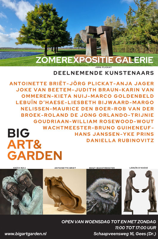 Groepsexpositie in de galerie, De zomerexpositiie in de galerie is bijna ten einde