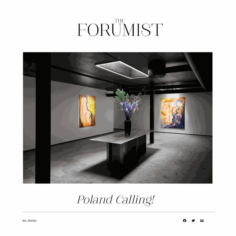 STANCE GALLERY featured in The Forumist