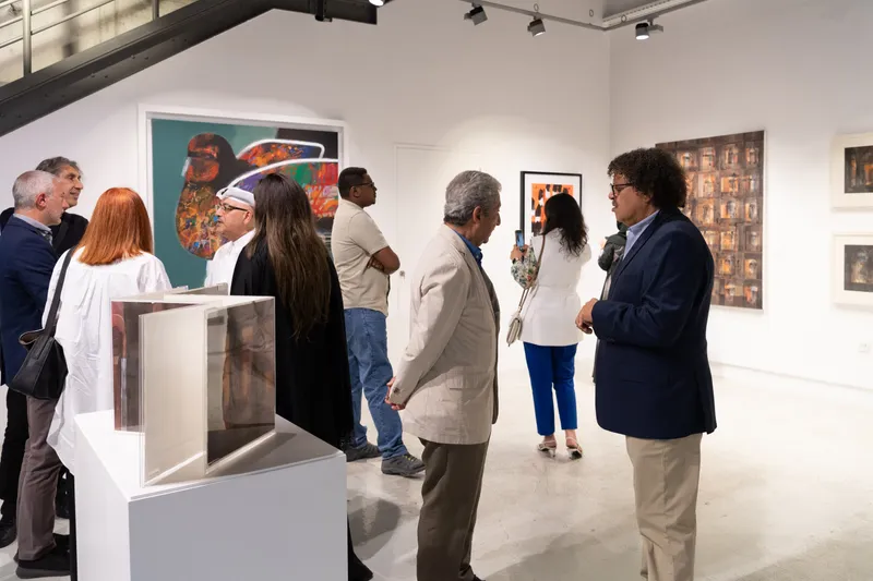 Between Realism and Abstraction - Takamol, a collaborative exhibition featuring three contemporary artists