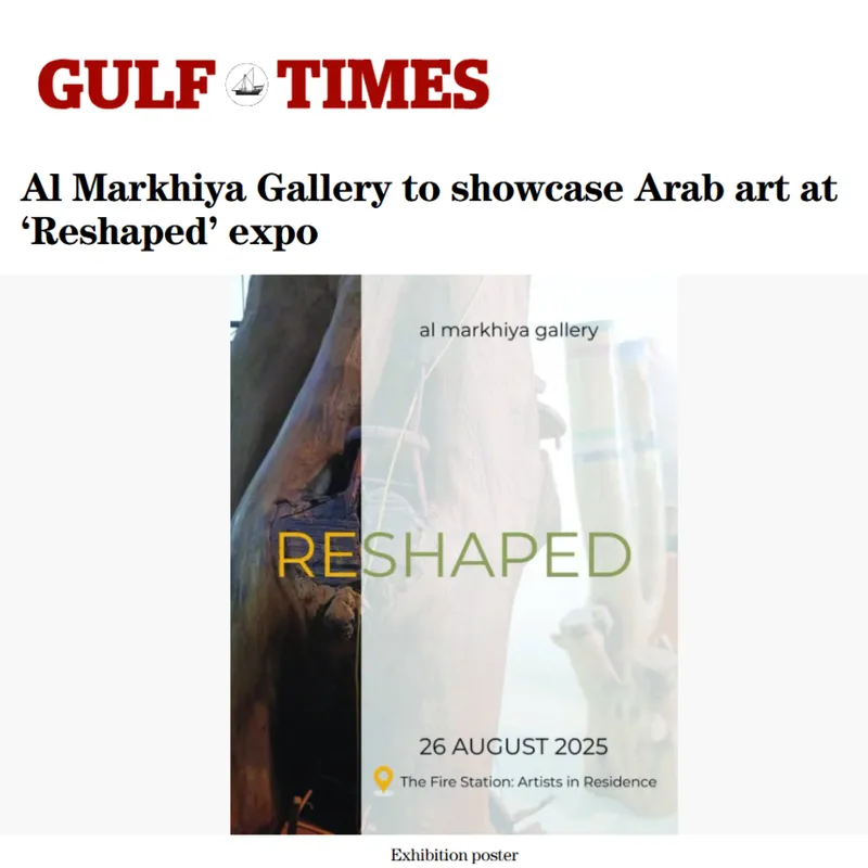 Al Markhiya Gallery to showcase Arab art at ‘Reshaped’ expo