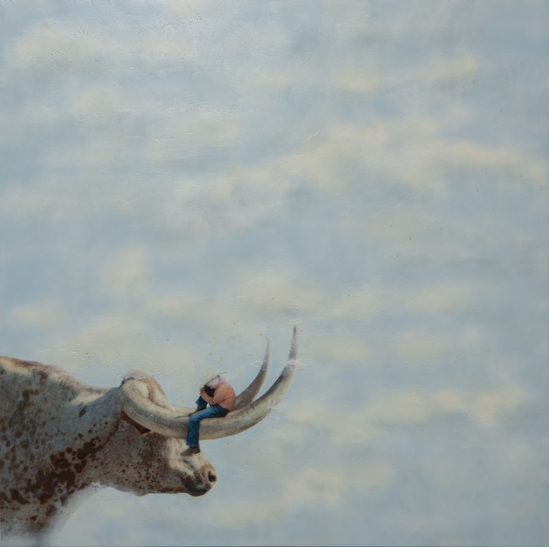 Home, 2025, 30 in x 30 in.