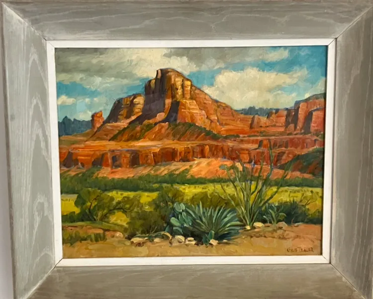 Grif Teller , Desert Landscape, CA 1965