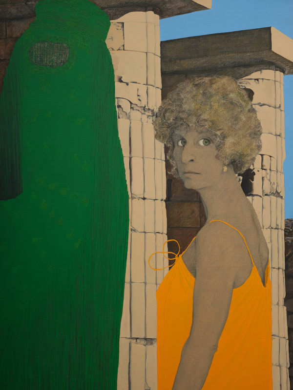 Marcia Marcus, Double Self-Portrait, Saqqara, 1976