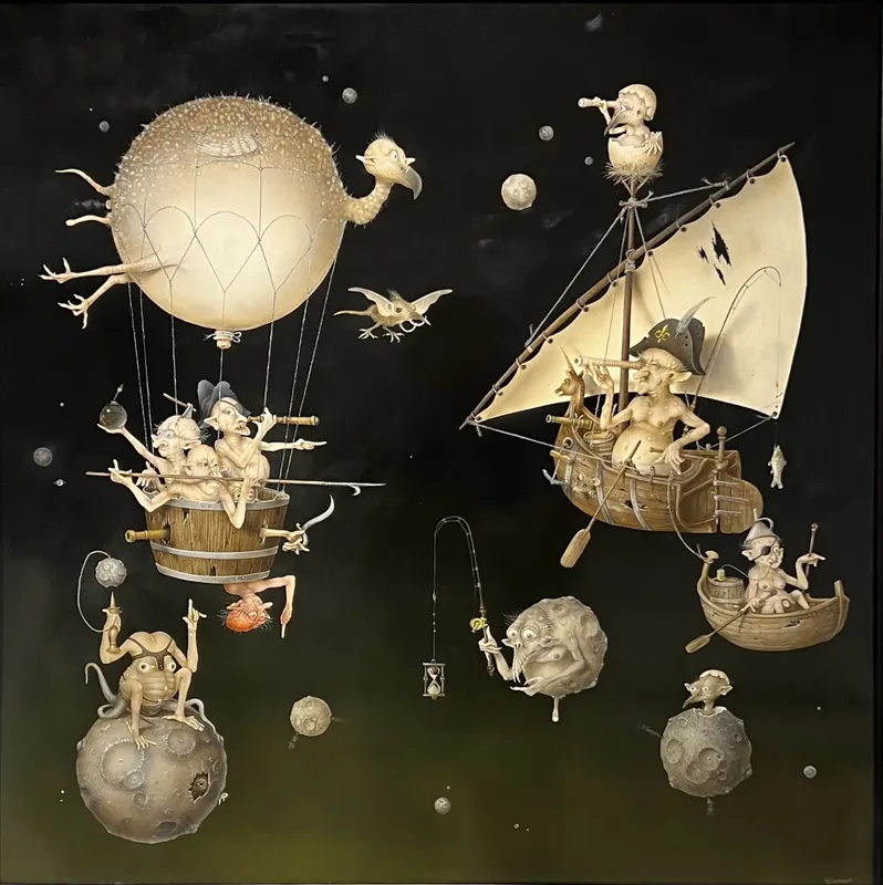 Gérard Willemenot, Boschian world of imagination