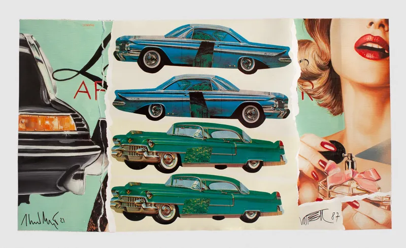 Collaboration | 87/21 | Collage | 49x88cm